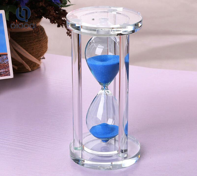 Promotional Custom decoration souvenir 1 3 5 minutes tea wooden hourglass sand timer sand clock set