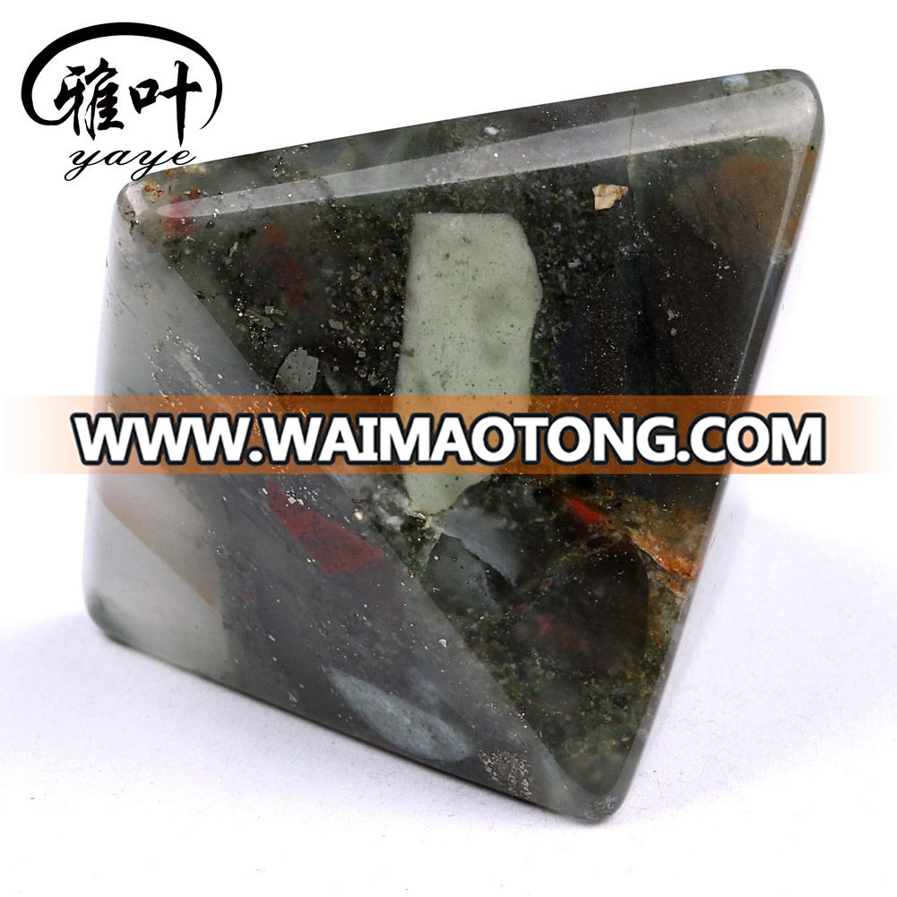 Wholesale Natural African Blood Stone Natural Gemstone Pyramid