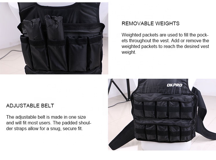 Gym Equipment Functional Training Adjustable 5kg Weight Vest