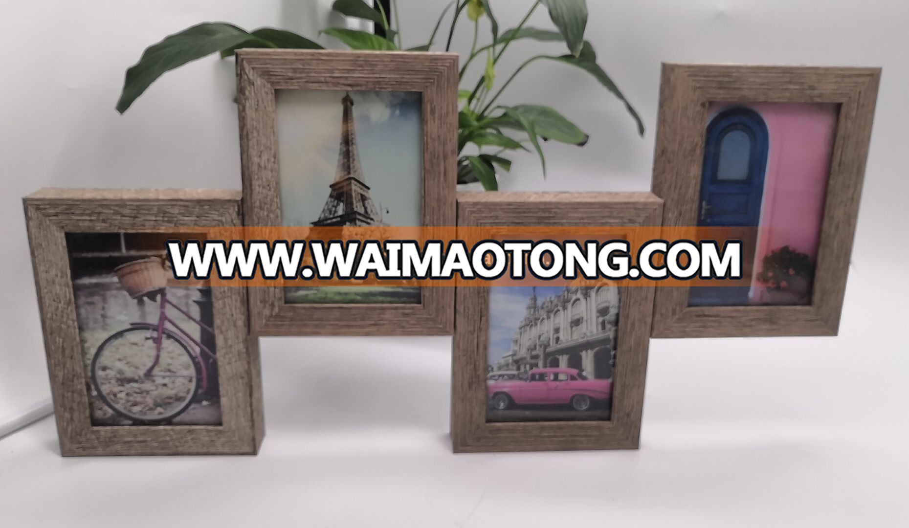 Wholesale Glass Transparent Clear Glass Picture Frame