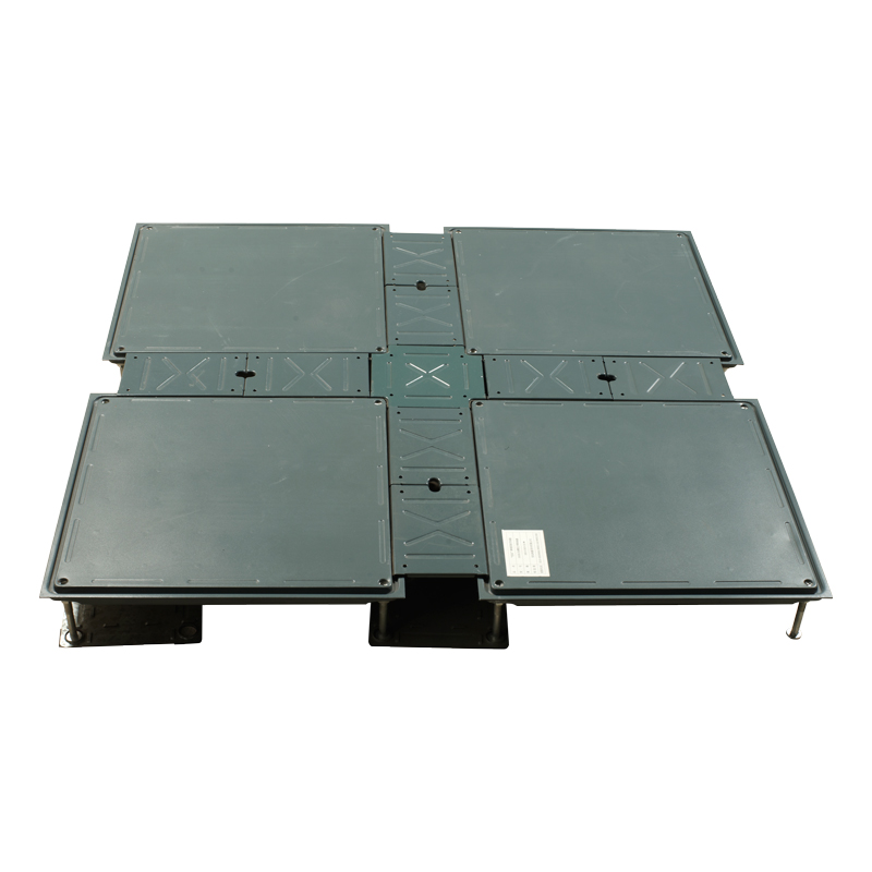 Order from china direct steel raised floor office buildings catching-groove slotted panel with low price