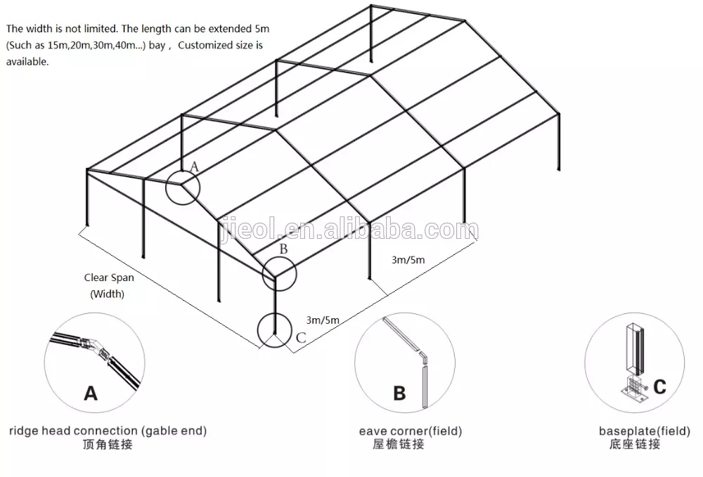 clear roof tent transparent wedding marquee for sale