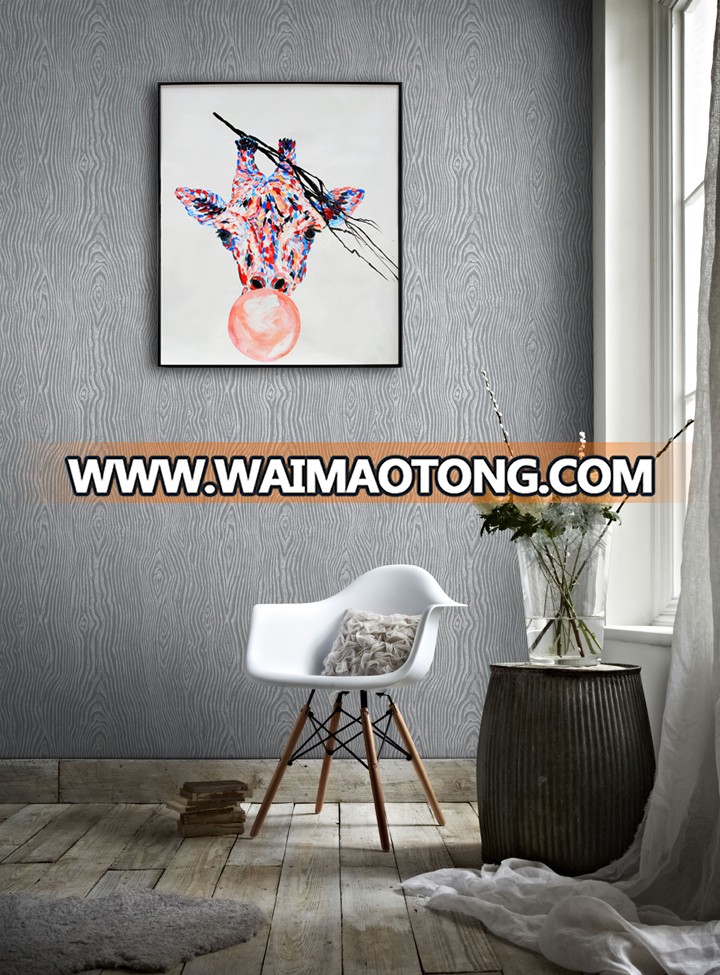 High Quality Decorative Modern Wall Art Animal Handmade Oil Painting with Metal Frame