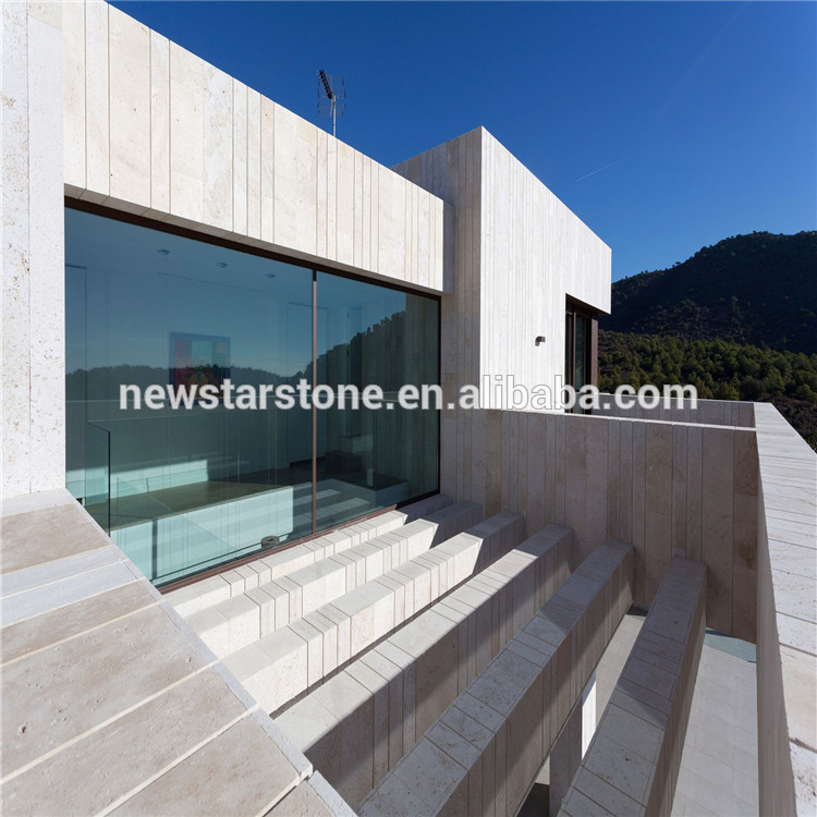 large stone wall cladding exterior limestone prefab size villa luxury house