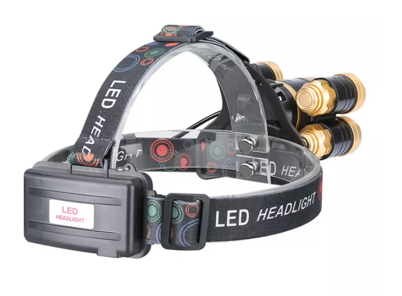 High Power LED Aluminum Zoom Headlamp Adjustable Headlight Head Flashlight Head Lamp