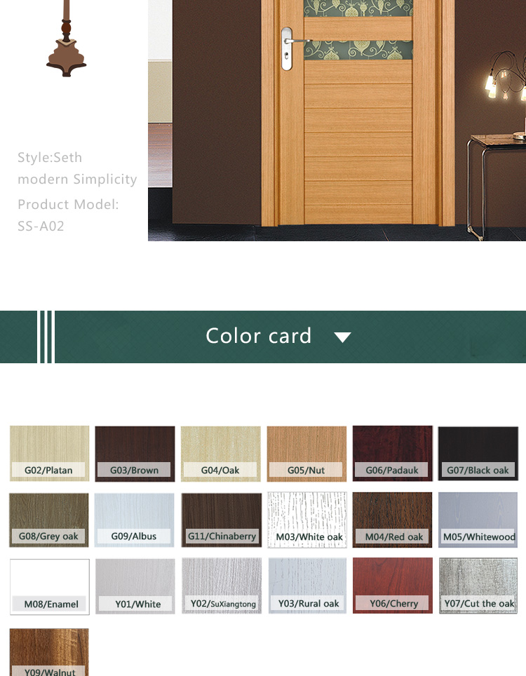 modern luxury design solid wood doors