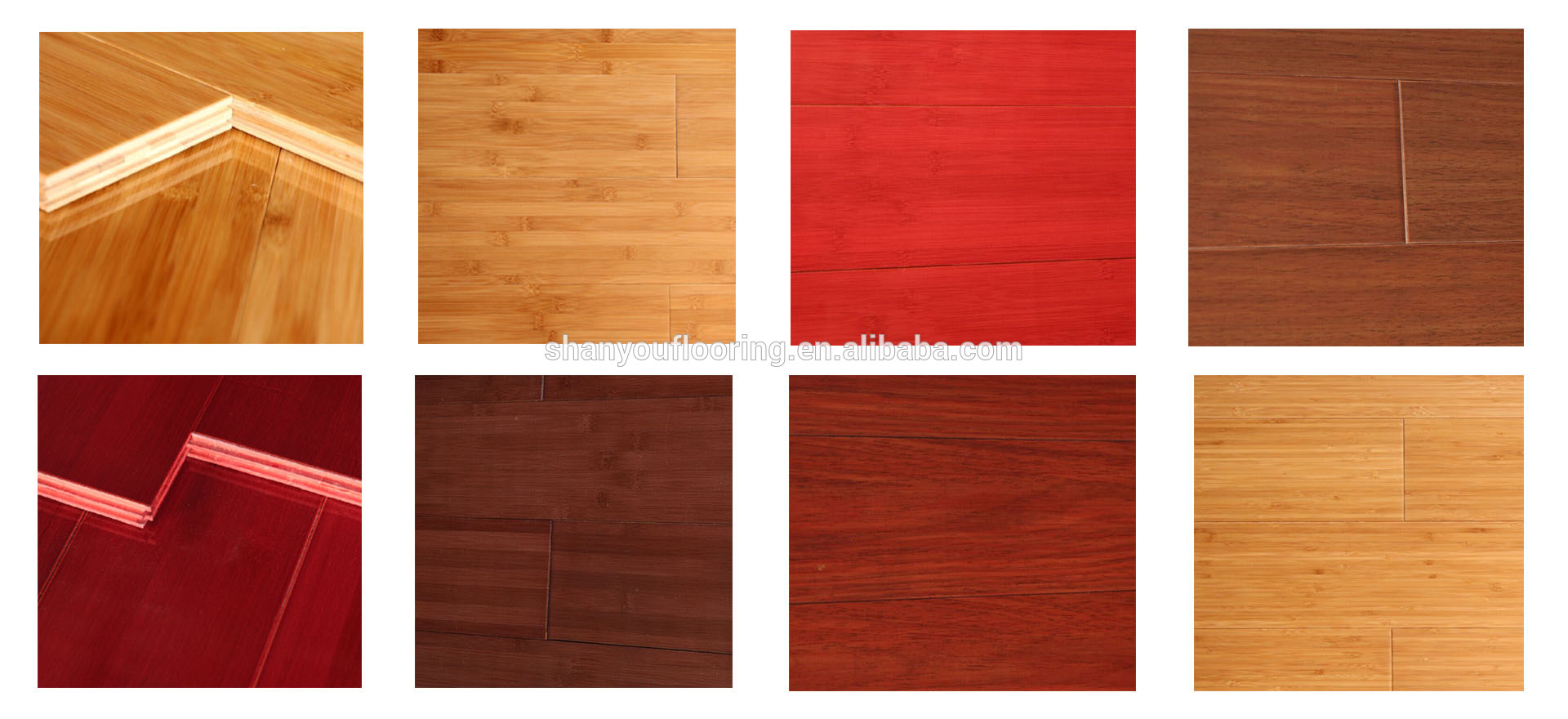 New Design Waterproof Grey Bamboo flooring Tiles