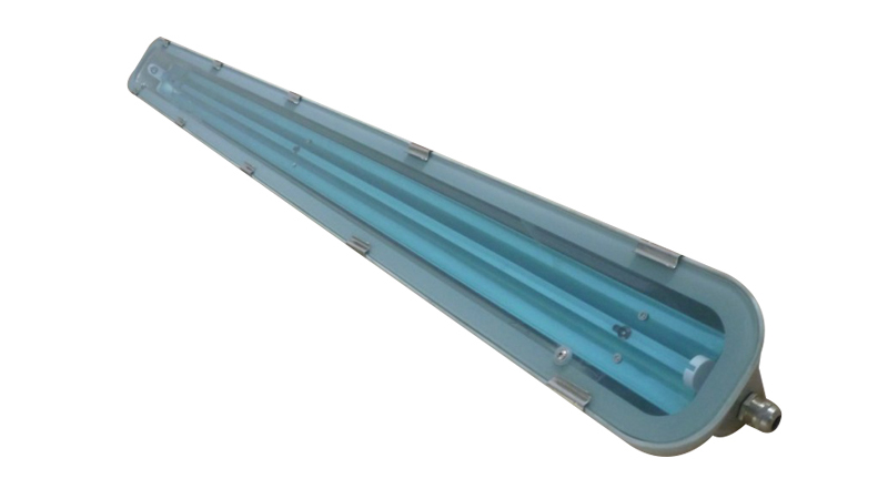 CE Rohs Listed 1.2m 1.5m ip65 waterproof 2x28w 2x36w PC cover stainless fluorescent luminaire