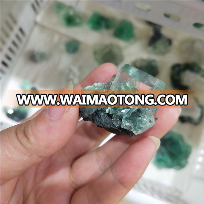 Natural fluorite crystal  rock specimens for sale  or  decoration or gift