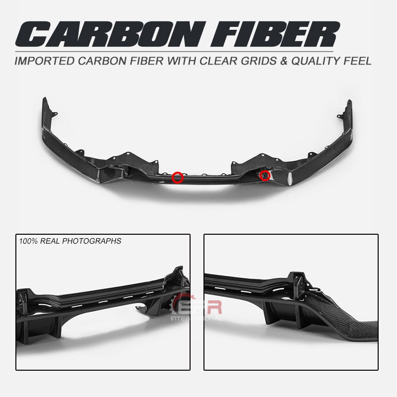 for Honda FK8 CIVIC TYPE-R OEM Carbon Fiber Rear Bumper Lip