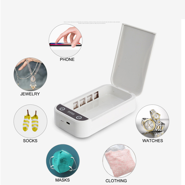 Mini phone uv sterilizer lamp UV Led Sterilizer Box with USB