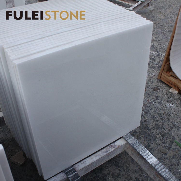 Pure White onyx Tiles polished  for wall and floor