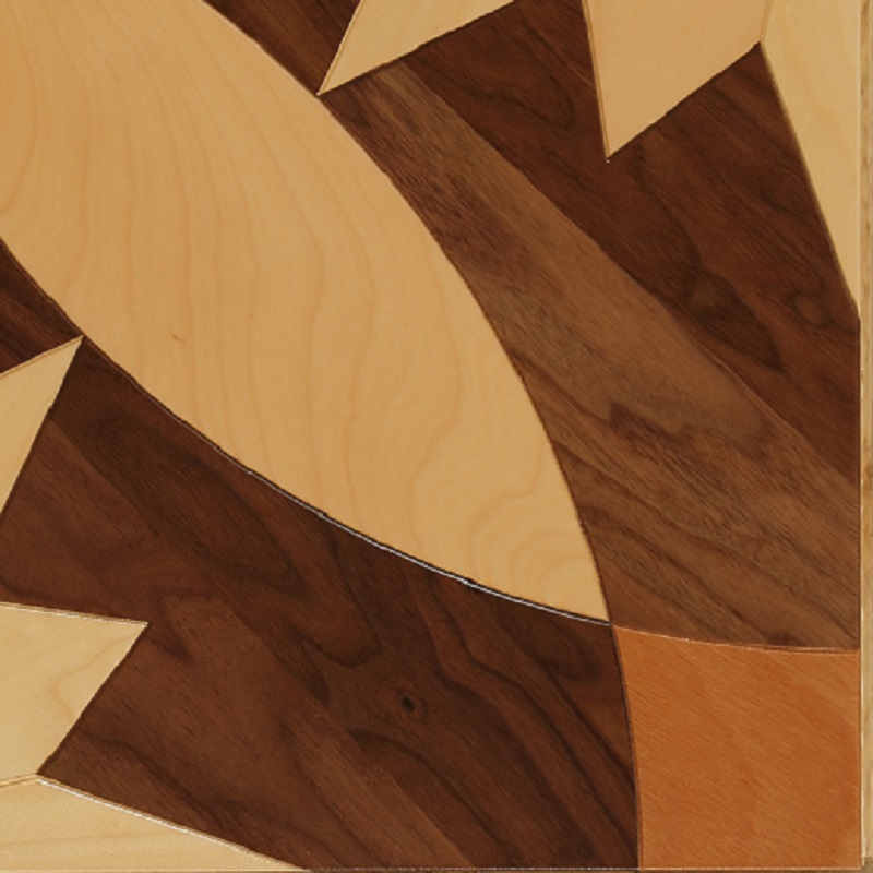 Natural Color Solid Wood Art Parquet Wood Flooring Customs made