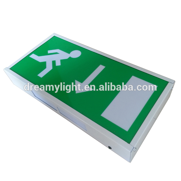 Stairway LED Emergency Running Man Rechargeable Lamp Exit Sign