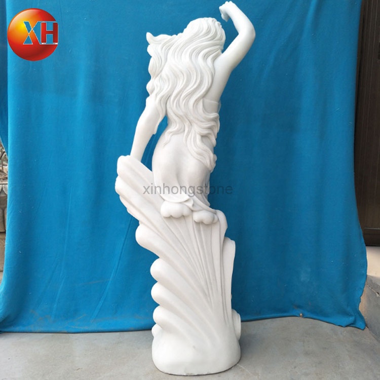 High Quality White Marble European Figures Stone Carving