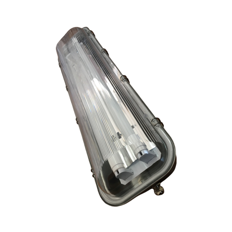 IP67 IK08 4ft vapor tight 0.7mm 1.0mm thickness aluminum Alloy stainless body glass cover lighting fixture