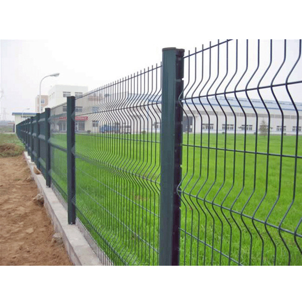 vinyl coated 75 x 75mm 25mm x 25mm galvanized 3D welded iron wire mesh fence