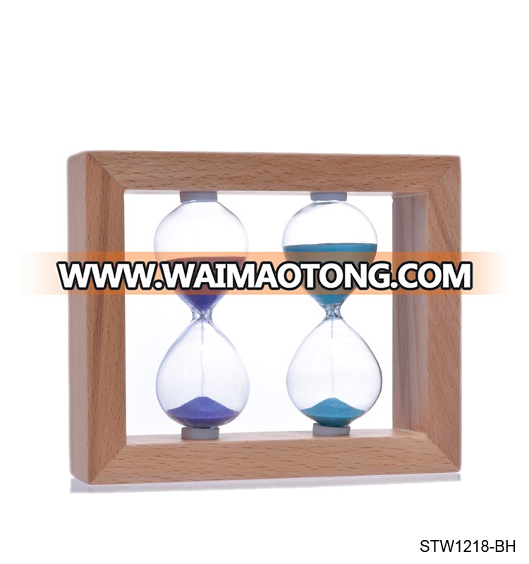 1-2 Minutes Sand Timer/Wooden Hourglass