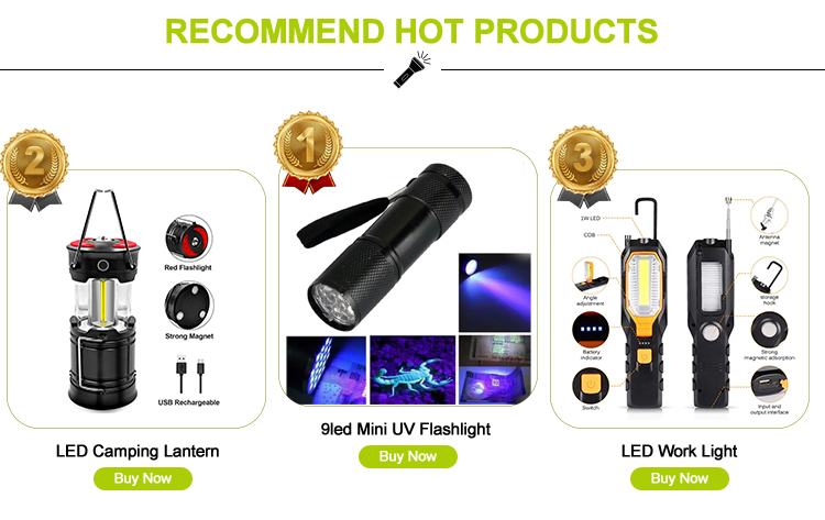 LED Work Lamp Waterproof Magnetic Inspection Lamp USB Rechargeable LED Work Light