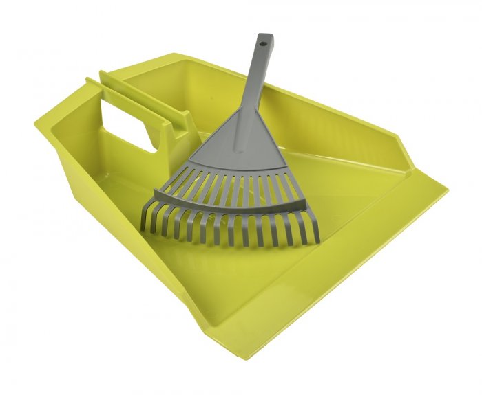 Garden gardening plastic leaf hand grabber rake dustpan collector tools