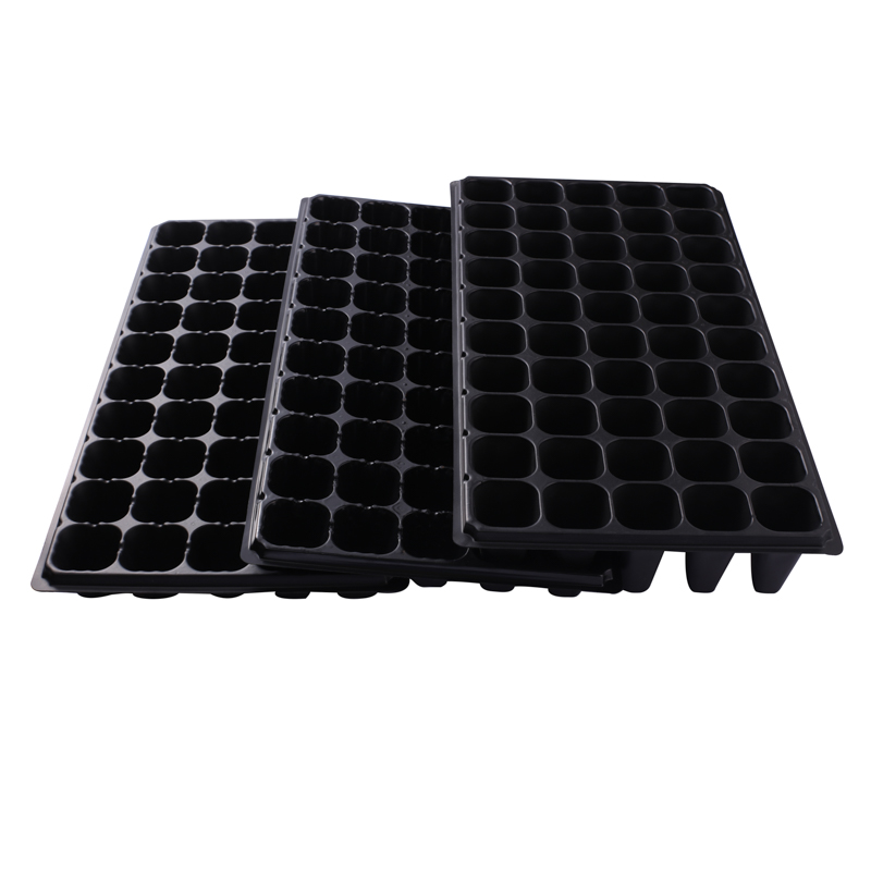 agricultural greenhouse plastic nursery seed pot seeding tray cells plug tray plastic seeding tray