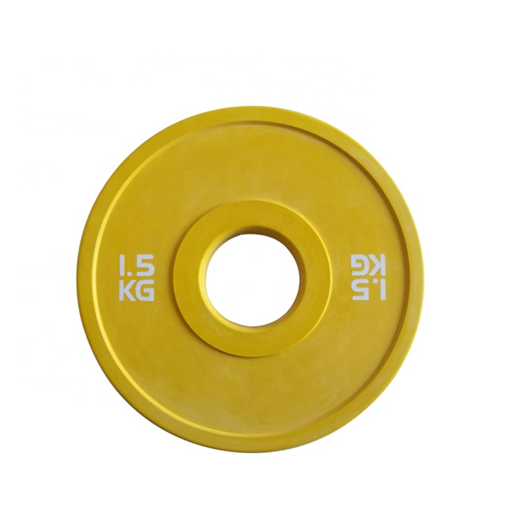 KG Change Plates OKPRO Colorful Gym Rubber/PU Fractional Plates