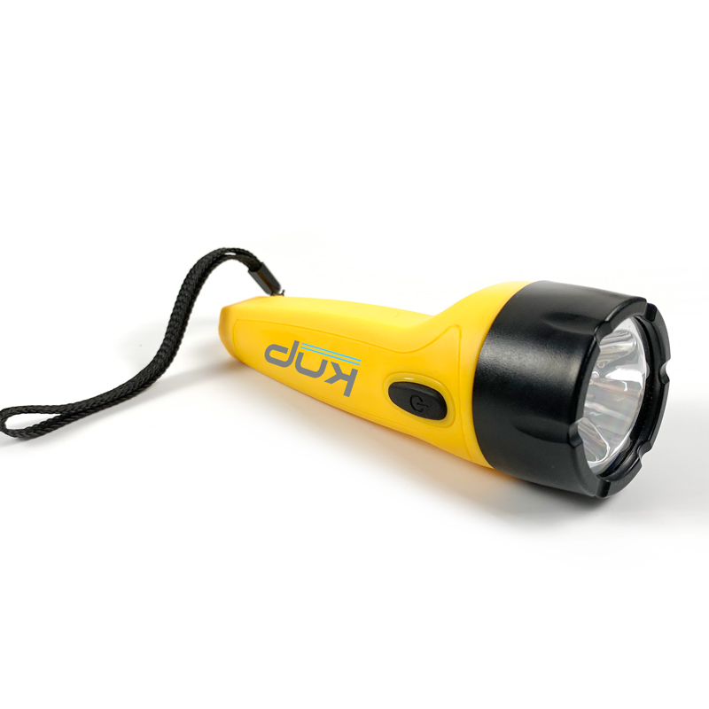 IP67 Waterproof Battery Powered Floating 130 Lumen LED Flashlight with Carry Strap