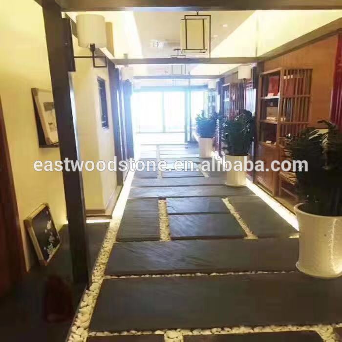 China Black slate tiles for floor