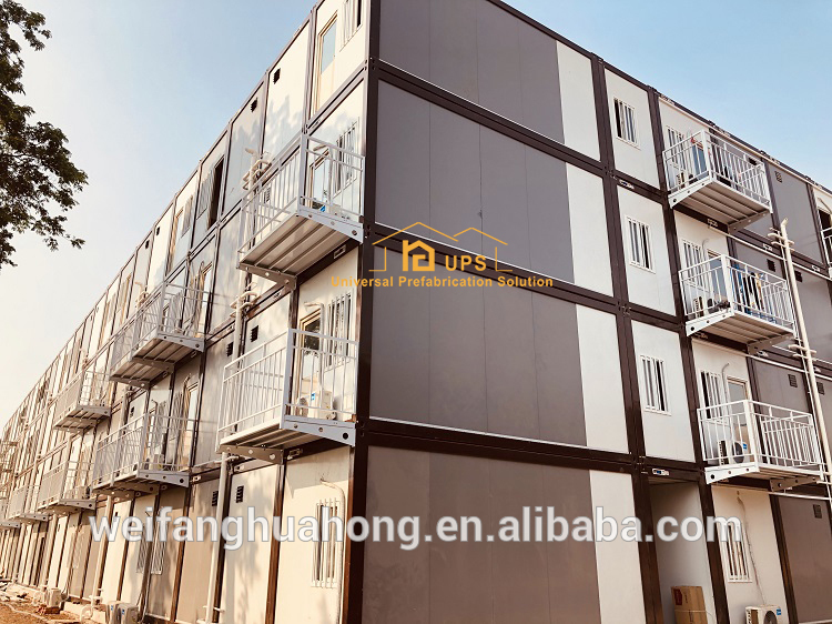 2020 UPS new tech fast construction projects low cost real estate container houses prefabricated office building