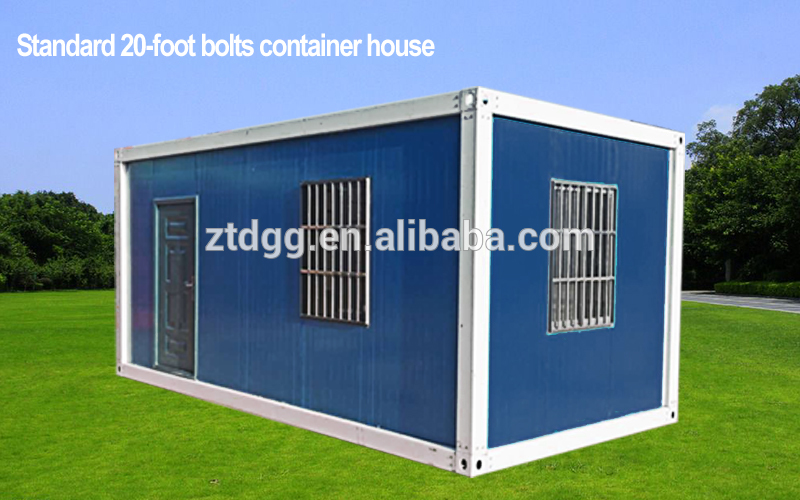 Convenience 20ft movable living Bolt container house