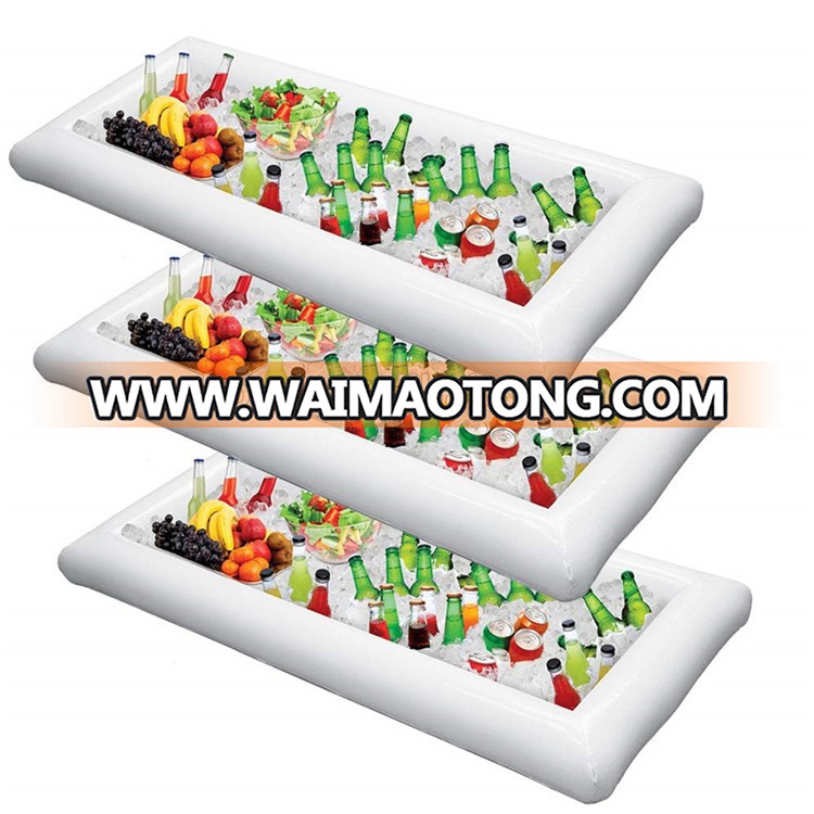 CE standard summer party inflatable salad bar for pool party