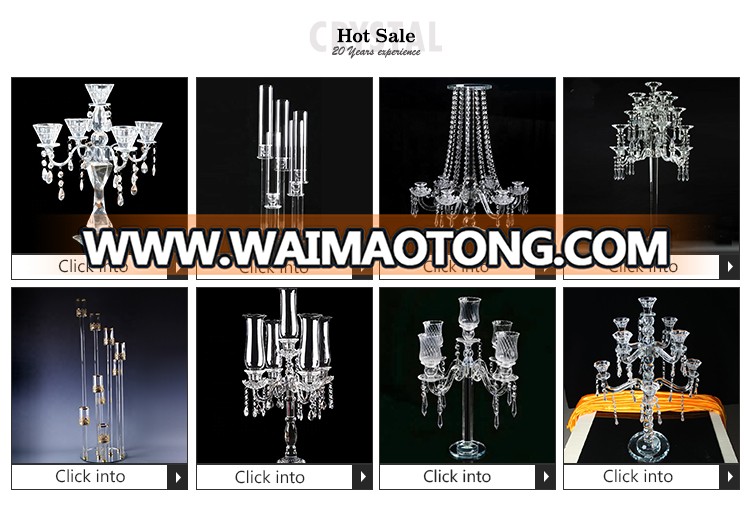 3 arms large tall wedding crystal candelabra for wedding centerpiece crystal candelabras for sale used