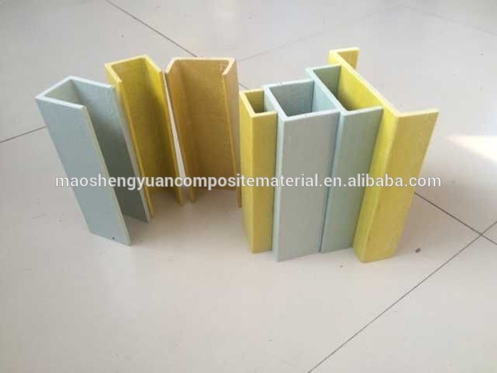 High strength  Pultruded profiles fiberglass  channel  FRP  U channel