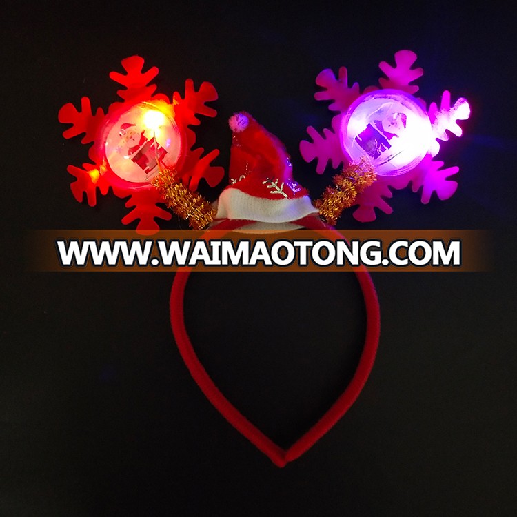 Christmas party supplies colorful flashing LED headband