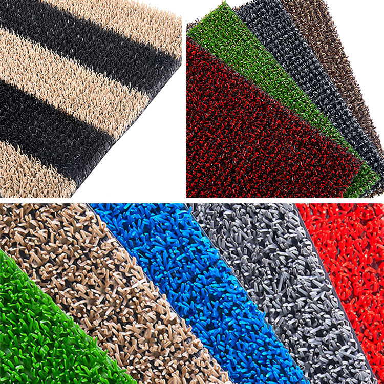 Free sample UV stabilized anti-slip durable artificial carpet grass door mat