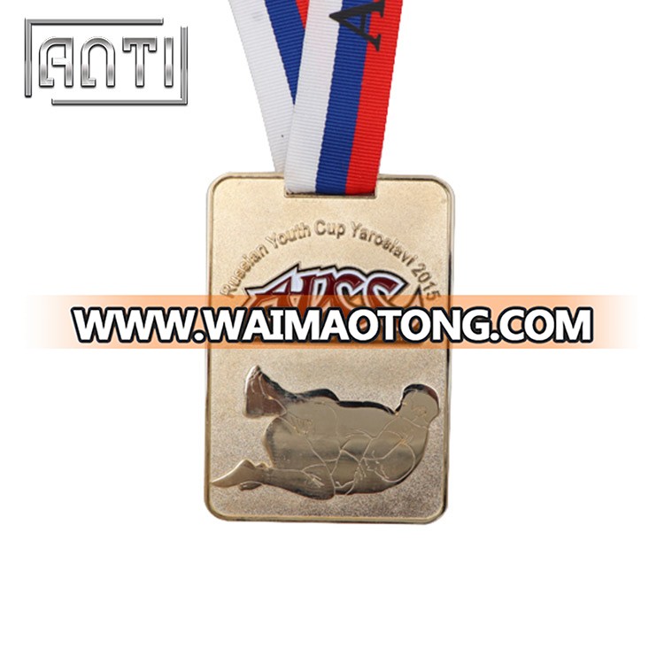 Factory Direct Sale Custom Made Metal Judo Graduation Medal