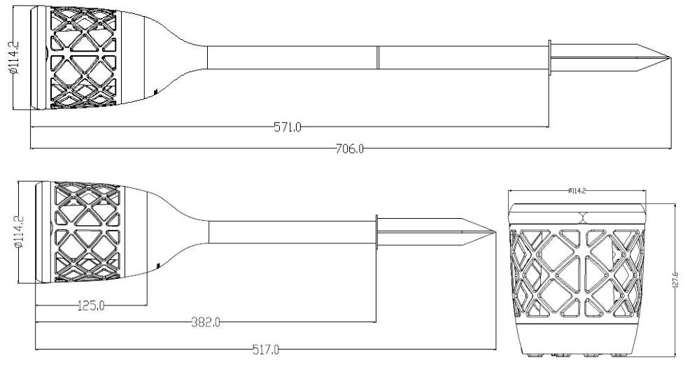 IP65 solar garden light solar  flame torch light /decorative light/atmosphere light