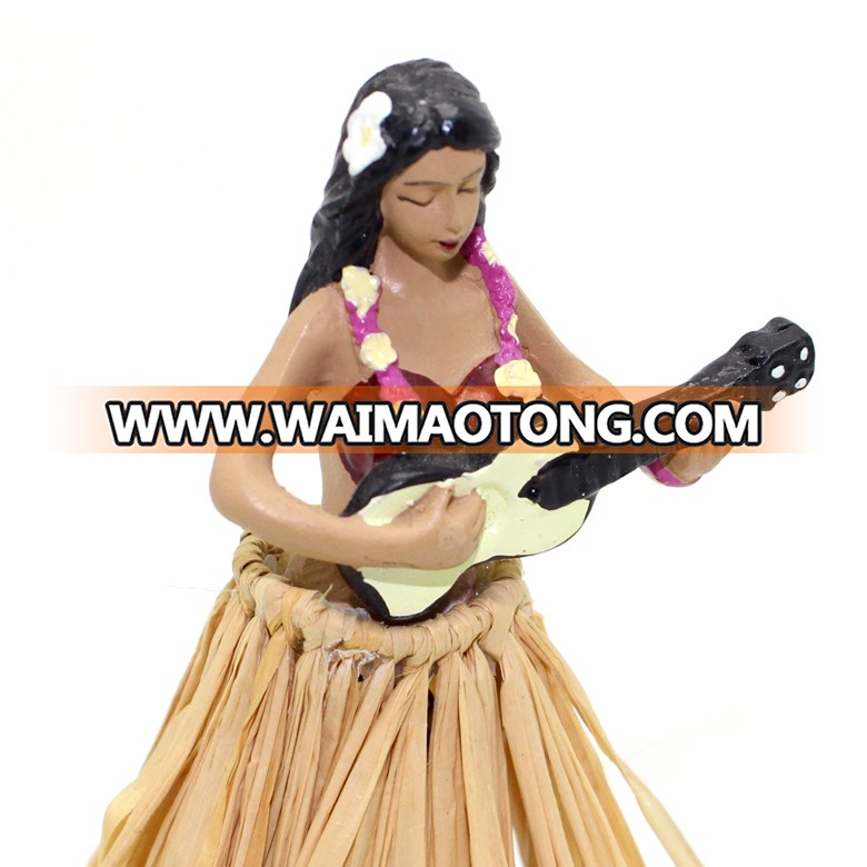 Hawaii miniature dashboard resin hula girl