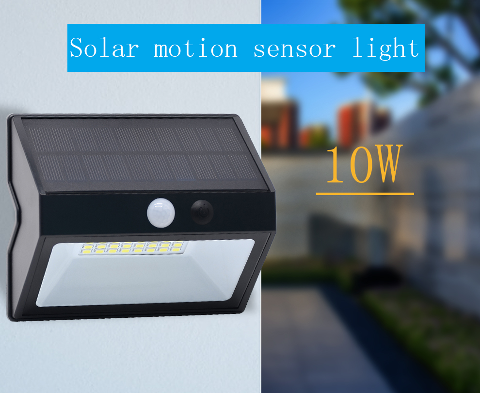 Super bright solar lamp with motion sensor garden security lamp outdoor high lumens solar path light