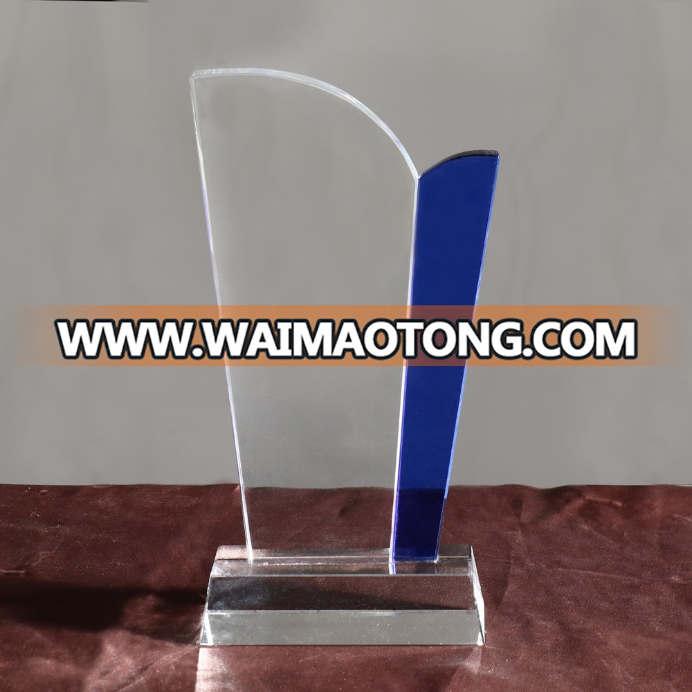 MH-LMY072  new design   crystal trophy  with base