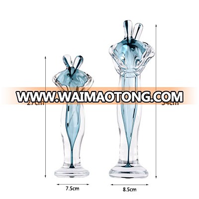 Crystal Handblown Art Hotel Livingroom Glass Figure Crafts for Home Decor Accessory