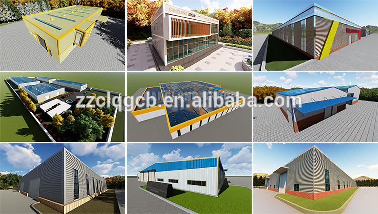 durable and low cost prefab warehouse construction prices Fiji steel structure tea manufacturing warehouse