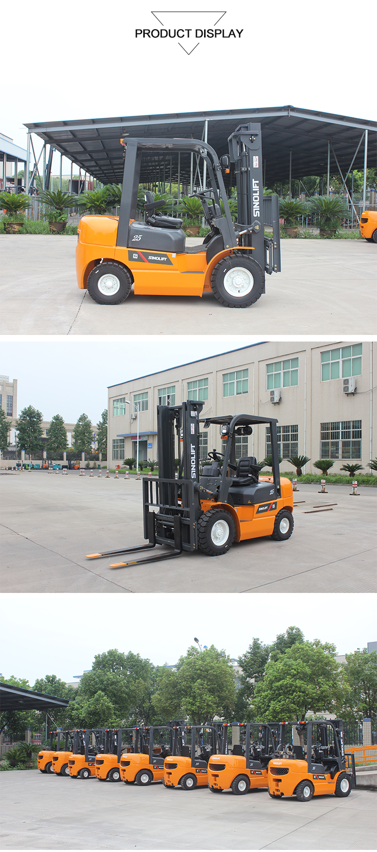 SINOLIFT L Series CPCD25 with 2.5 Ton  Internal Combustion Counterbalanced Diesel Forklifts