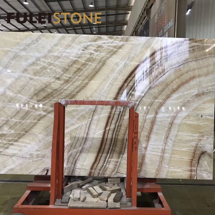 Red dragon onyx slabs polished  for wall and floor