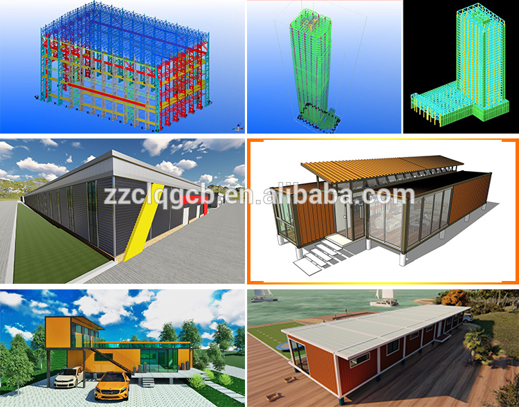 Canglong Steel structure building warehouse workshop hangar design and sale