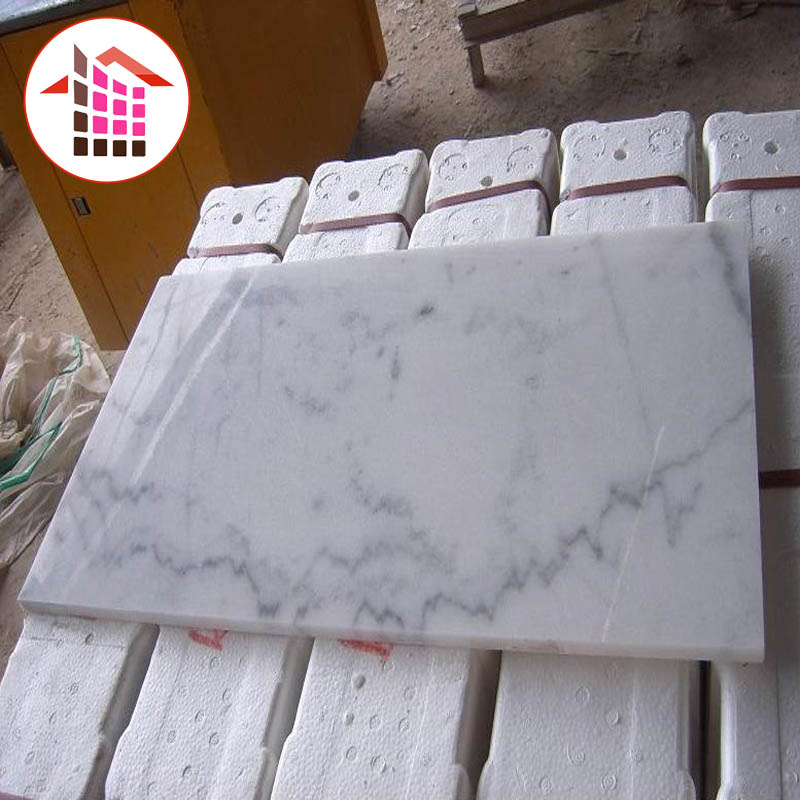 Natural own quarry cheap price guangxi white marble tile