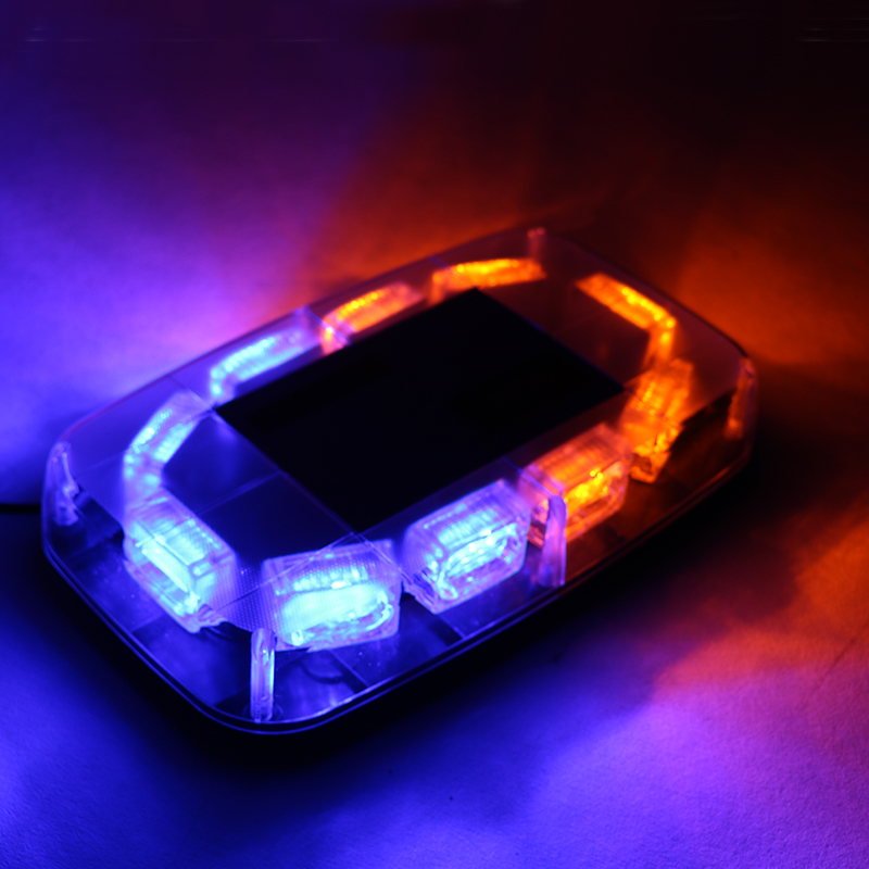 KM102D 7 flash pattern LED emergency vehicle mini lightbar 30W led lights for trucks