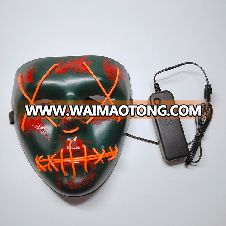 Hot selling Halloween party EL wire LED mask