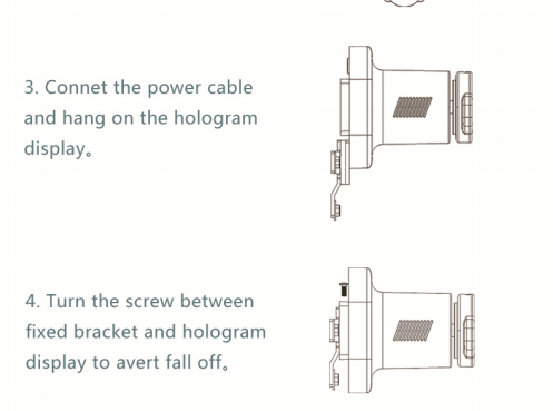 new product popular advertising 3d hologram projector fan