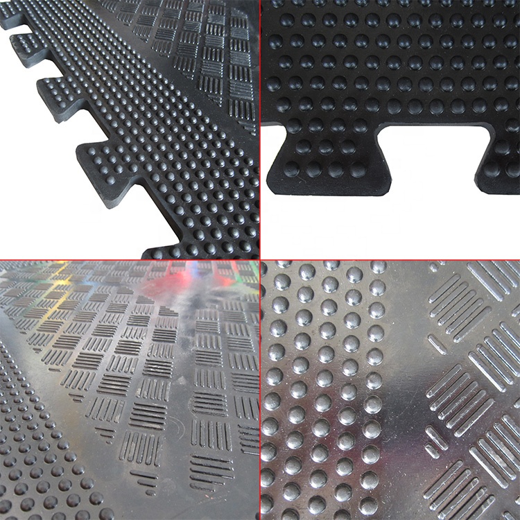 Commercial Rubber Flooring Fitness Interlocking Gym Rubber Mat